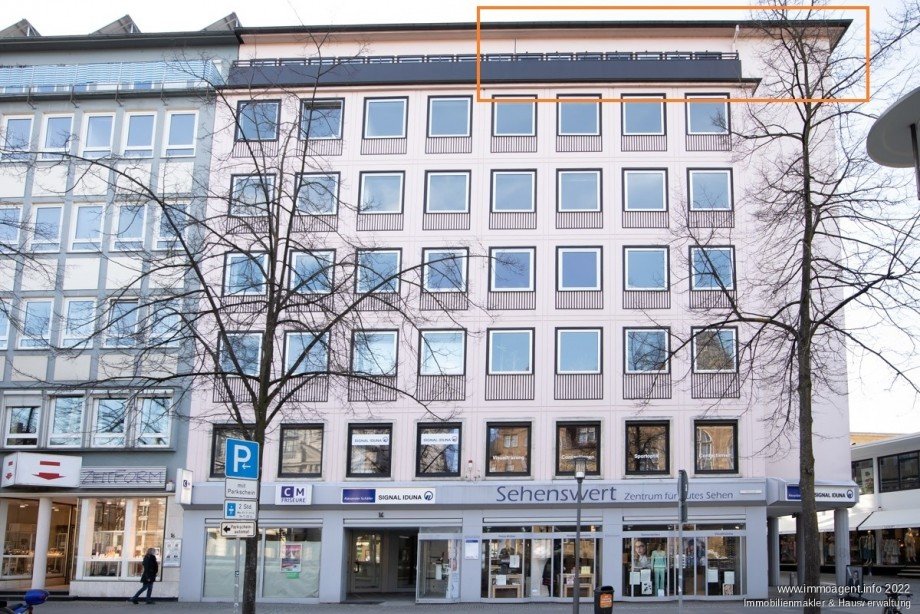 Au�enansicht vorne Etagenwohnung Bielefeld