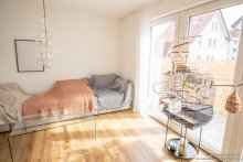 Wohnzimmer Moderne Dreizimmerwohnung mit Balkon in Bielefeld Schildesche -VERMIETET-