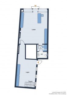23337_Grundriss Kleines Ladengesch�dt in der Bielefelder Altstadt -VERMIETET-