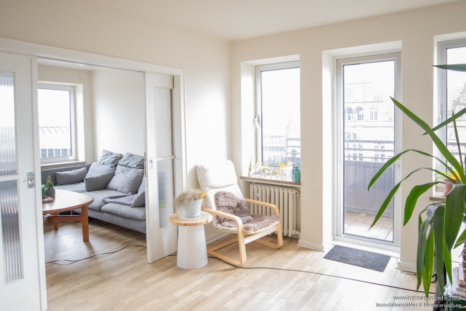 Wohnzimmer Etagenwohnung Bielefeld