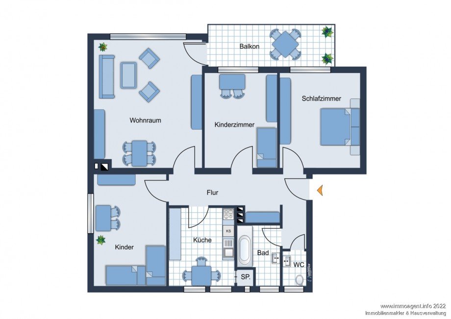 Grundriss Etagenwohnung Bielefeld