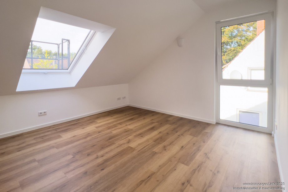 Schlafzimmer Dachgeschosswohnung Bielefeld