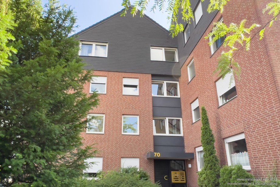 Aussenansicht Dachgeschosswohnung Bielefeld