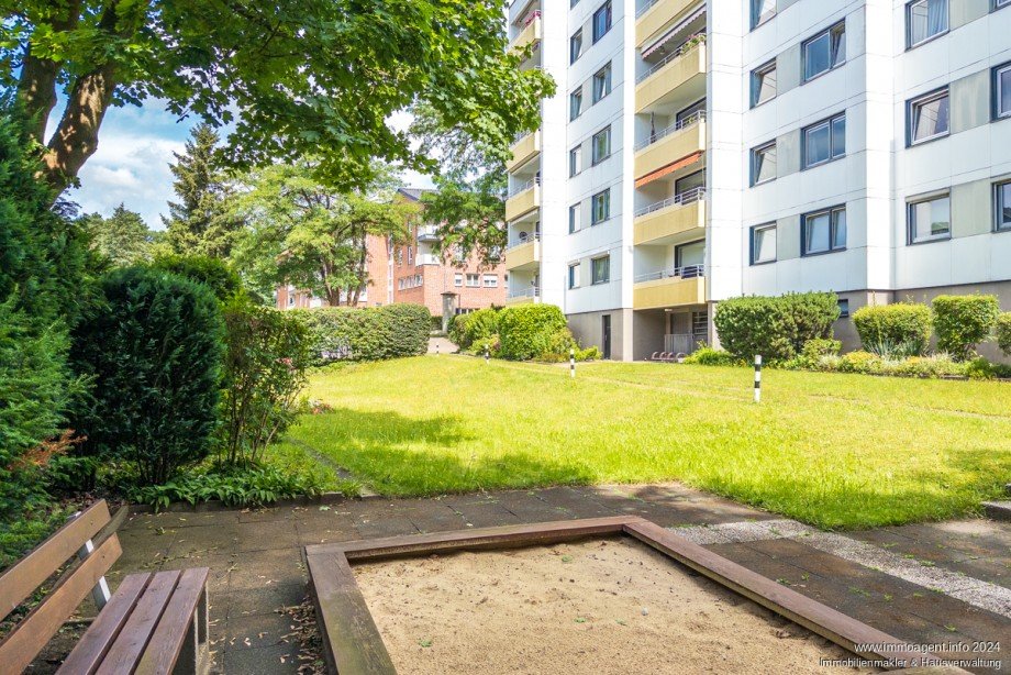 Gartenbereich Etagenwohnung Bielefeld