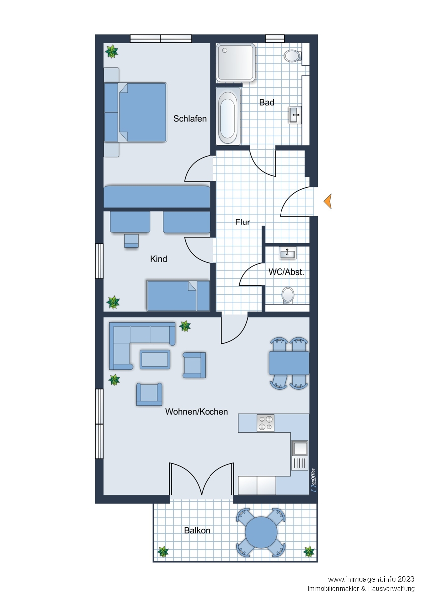 Grundriss Etagenwohnung Bielefeld