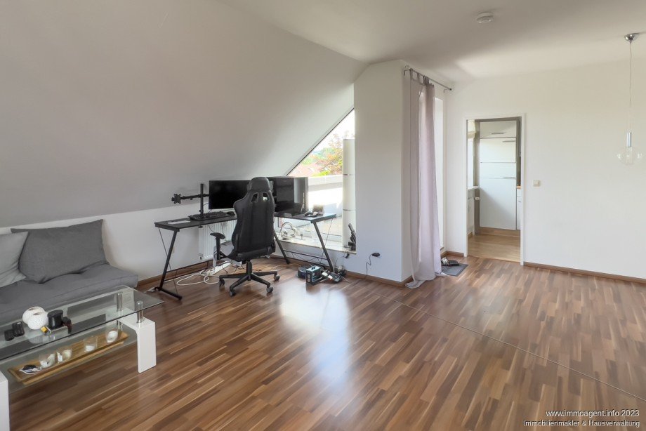 Wohnzimmer Dachgeschosswohnung Bielefeld