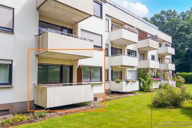 Ansicht Bielefeld Etagenwohnung Attraktive Erdgeschosswohnung mit S�dwestbalkon nahe der Universit�t -VERKAUFT-