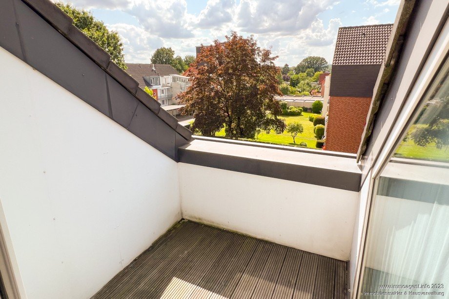 Loggia Dachgeschosswohnung Bielefeld