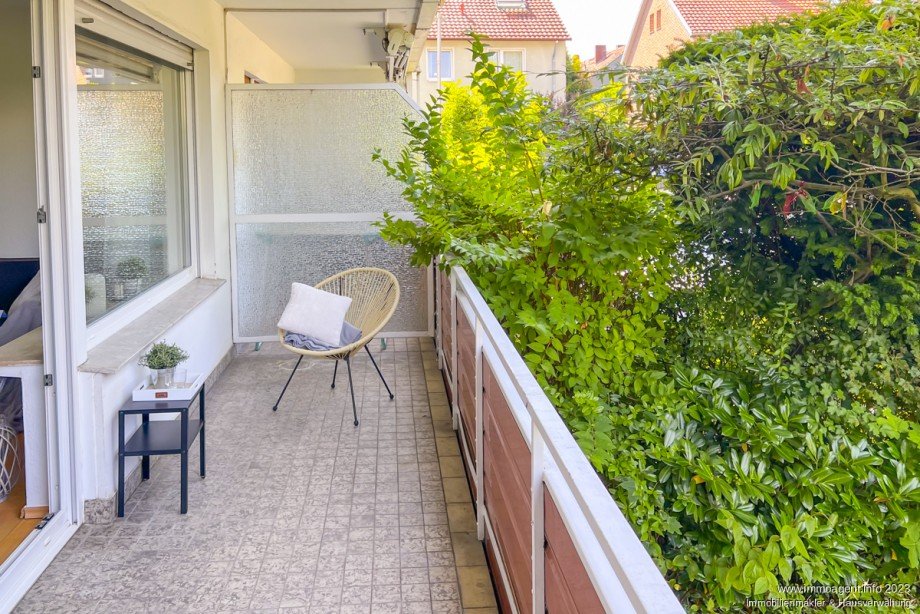Balkon Erdgeschosswohnung Bielefeld