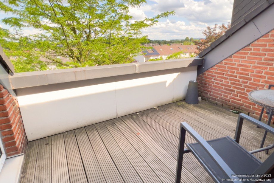 Loggia Dachgeschosswohnung Bielefeld