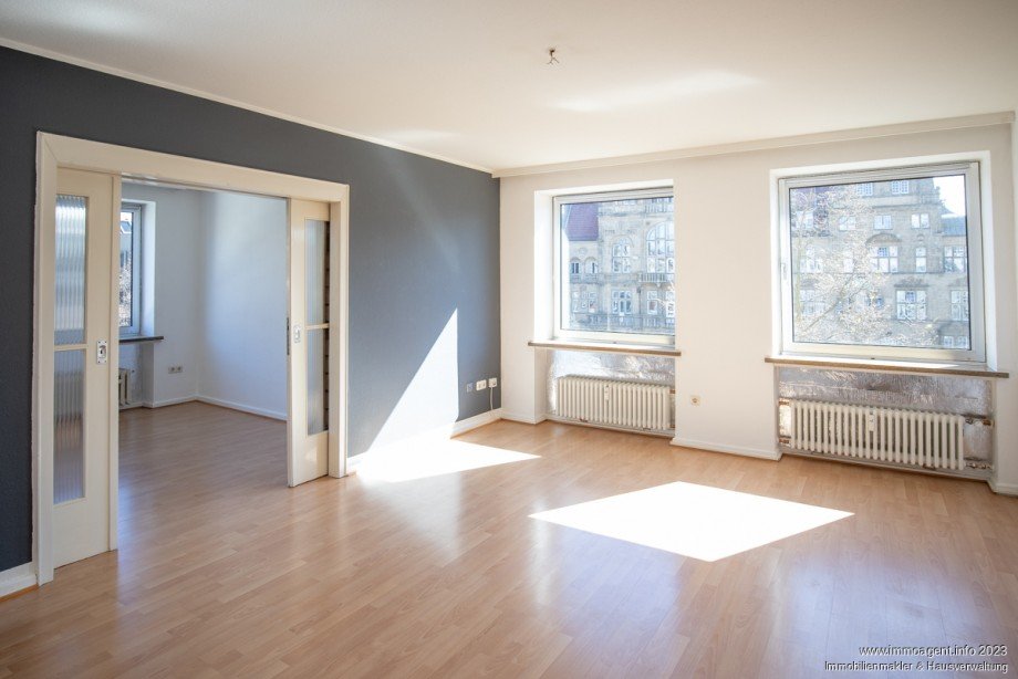 Wohnzimmer Etagenwohnung Bielefeld