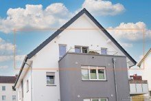 Ansicht mit Balkon Moderne Dachgeschosswohnung mit herrlichem Ausblick ins Gr�ne -VERMIETET-