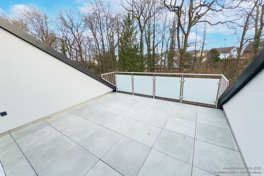 Dachterrasse Dachgeschosswohnung Bielefeld