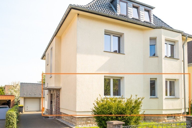 Au�enansicht Bielefeld Erdgeschosswohnung Charmante Erdgeschosswohnung mit gro�em Garten in Bielefeld-Sieker -VERMIETET-