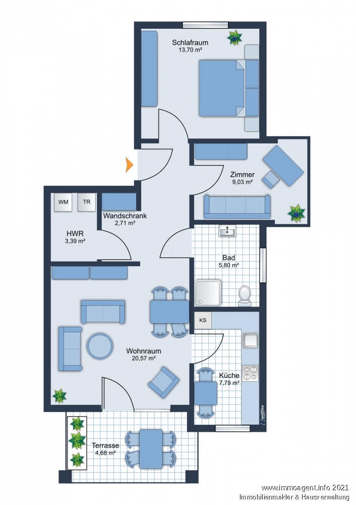 Grundriss.jpg Erdgeschosswohnung Steinhagen