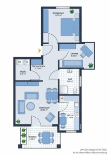 Grundriss.jpg Sonnige Seniorenwohnung in Steinhagen -VERMIETET-