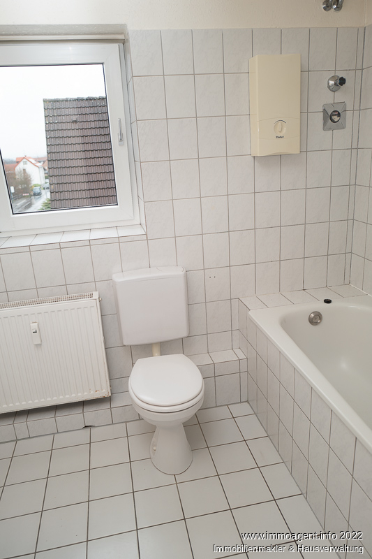 Badezimmer Dachgeschosswohnung Bielefeld