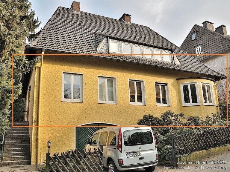 Hausansicht Bielefeld - Bielefeld - Mitte Erdgeschosswohnung Charmante Stadtwohnung mit vier Zimmern unterhalb der Sparrenburg-VERMIETET-
