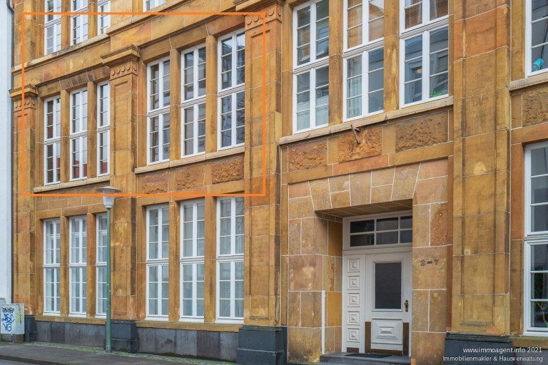 Aussenansicht Bielefeld Etagenwohnung Zentrale gelegene Zweizimmerwohnung mit Loftcharakter in der Bielefelder Altstadt -VERMIETET-
