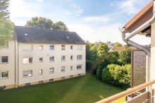 Ausblick vom Balkon Bild 1 Sonnige Zweizimmerwohnung mit Balkon im gr�nen Stieghorst -VERKAUFT-
