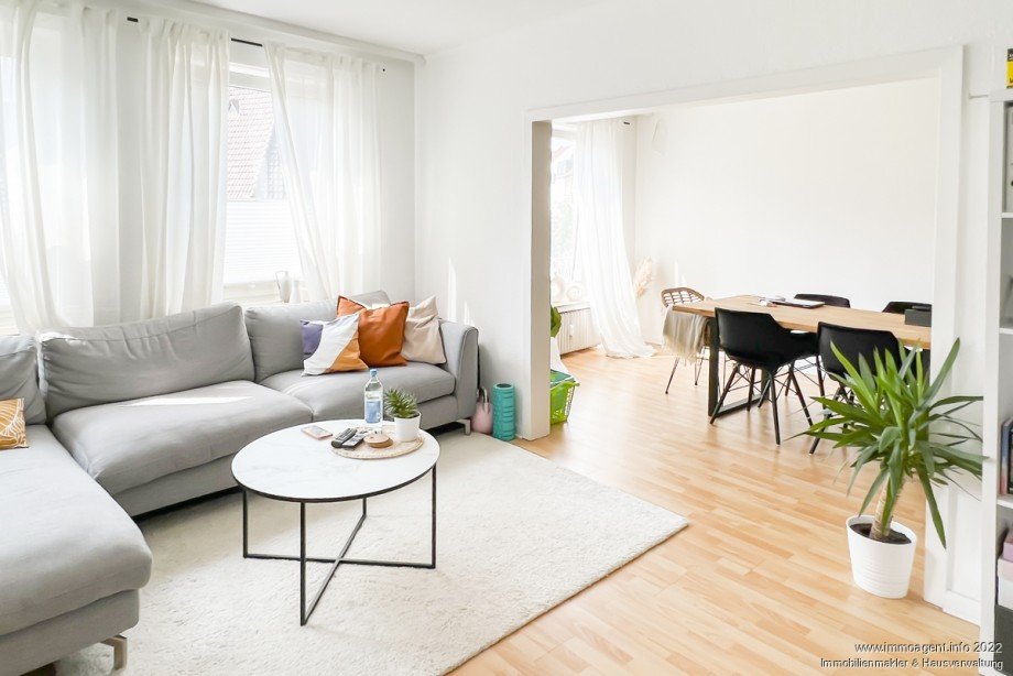 Wohnzimmer Etagenwohnung Bielefeld
