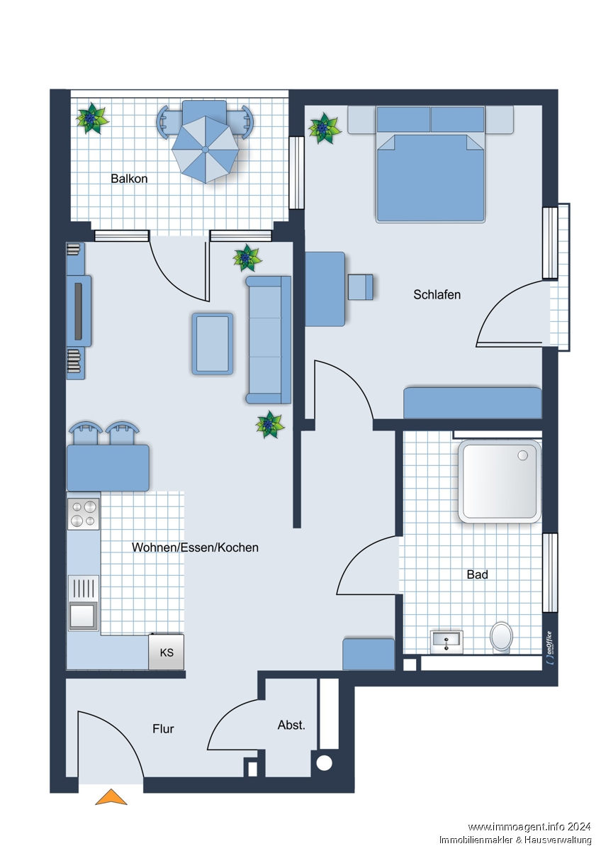 Grundriss Etagenwohnung Bielefeld