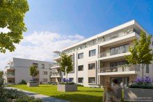 Visualisierte Planung Attraktive Erdgeschosswohnung mit zwei Zimmern nahe der Universit�t -VERMIETET-