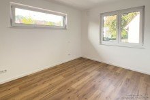 Schlafzimmer Neubauwohnung mit drei Zimmern im Bielefelder Westen