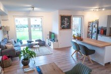 Wohn-/Esszimmer Neuwertige Erdgeschosswohnung mit eigenem Garten -VERMIETET-