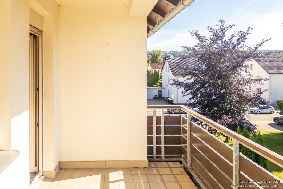 Ausblick vom Balkon Bild 2 Etagenwohnung Bielefeld