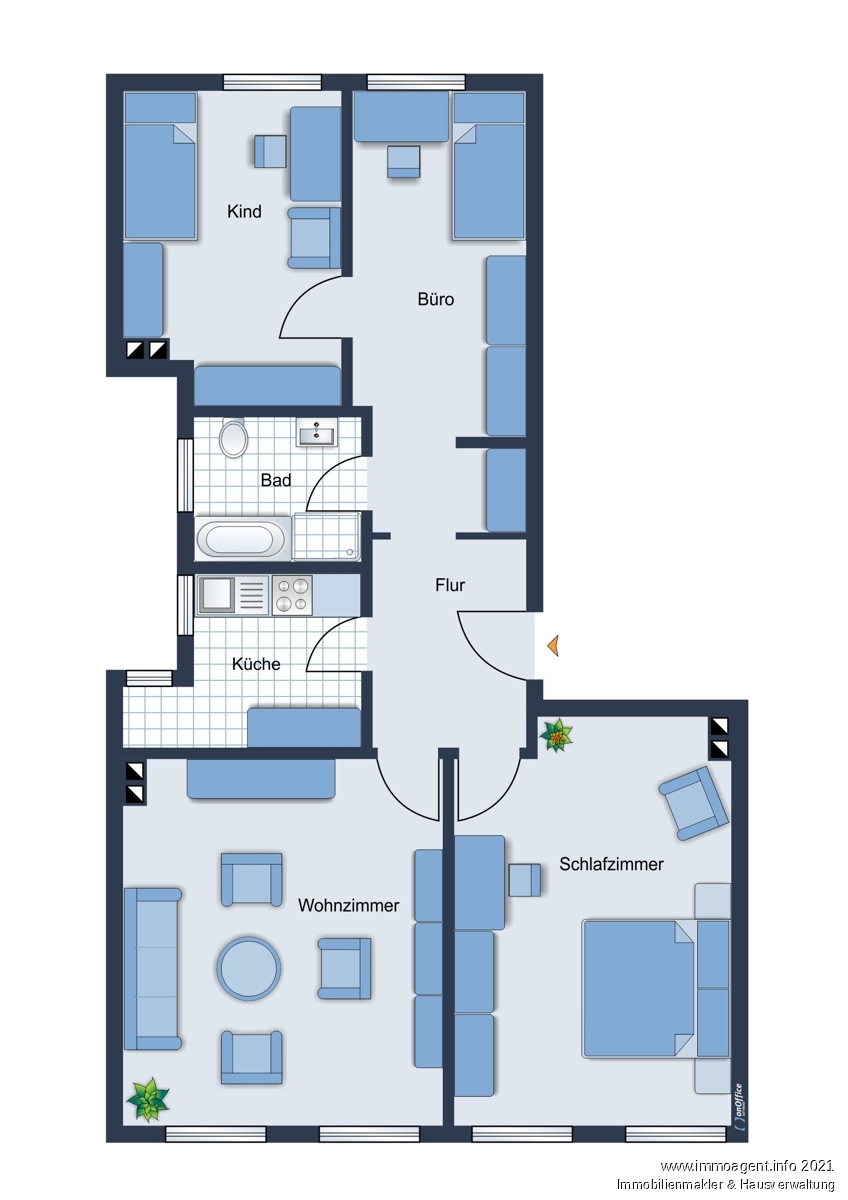 Grundriss Etagenwohnung Bielefeld