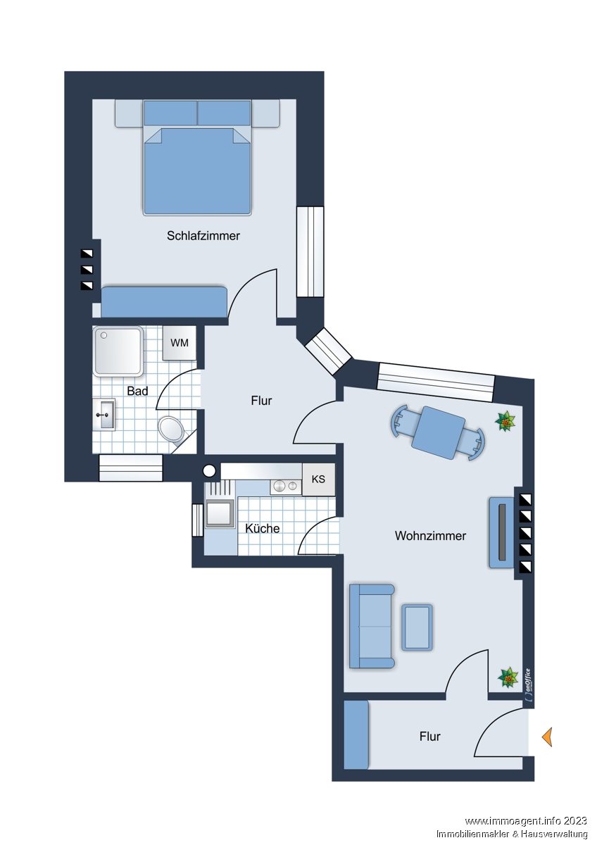 Grundriss Etagenwohnung Bielefeld