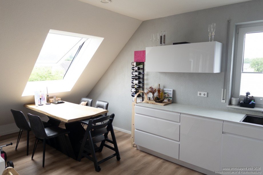 Essbereich Dachgeschosswohnung Bielefeld