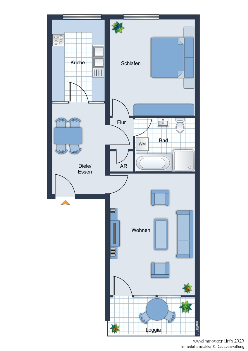 Grundriss Etagenwohnung Bielefeld