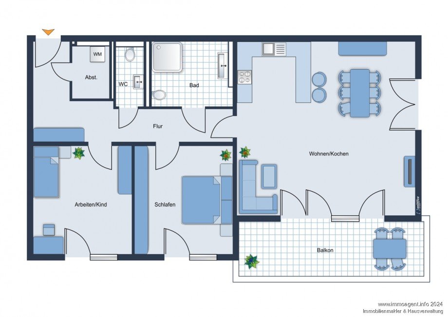 Grundriss Etagenwohnung Bielefeld