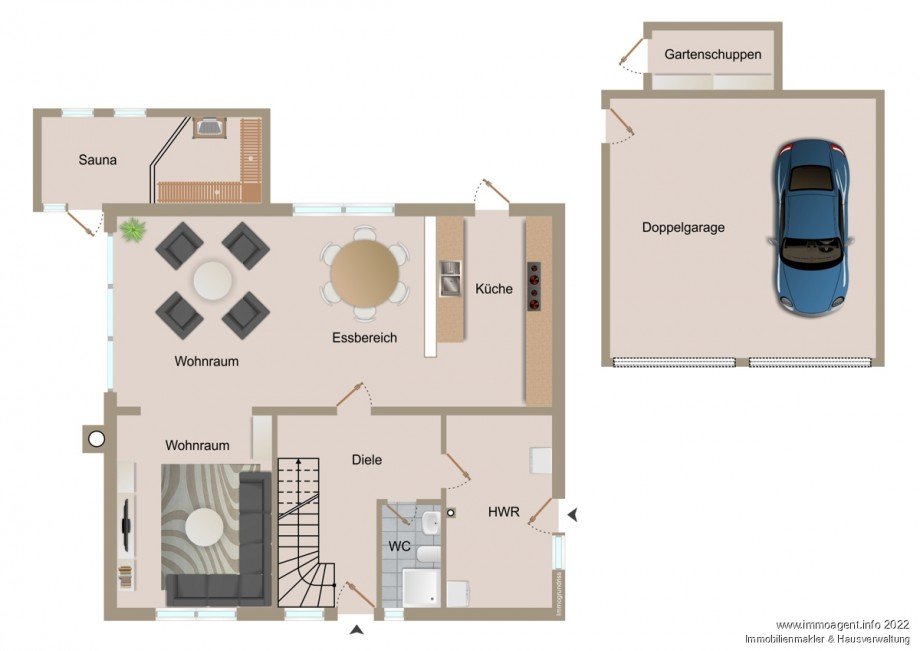 Grundriss Erdgeschoss Einfamilienhaus Schlo� Holte-Stukenbrock