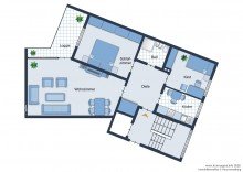 26496-006_Grundriss.jpg Zentrale 3-Zimmer-Wohnung mit Loggia in Brackwede f�r Selbstnutzer oder Kapitalanleger -VERKAUFT-
