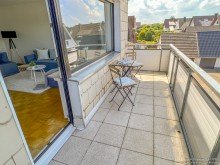 Balkon Sonnige Dreizimmerwohnung mit Fahrstuhl