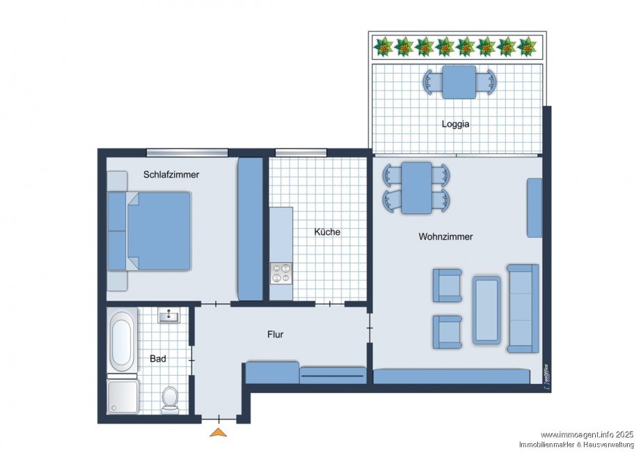 24402_Grundriss Etagenwohnung Bielefeld