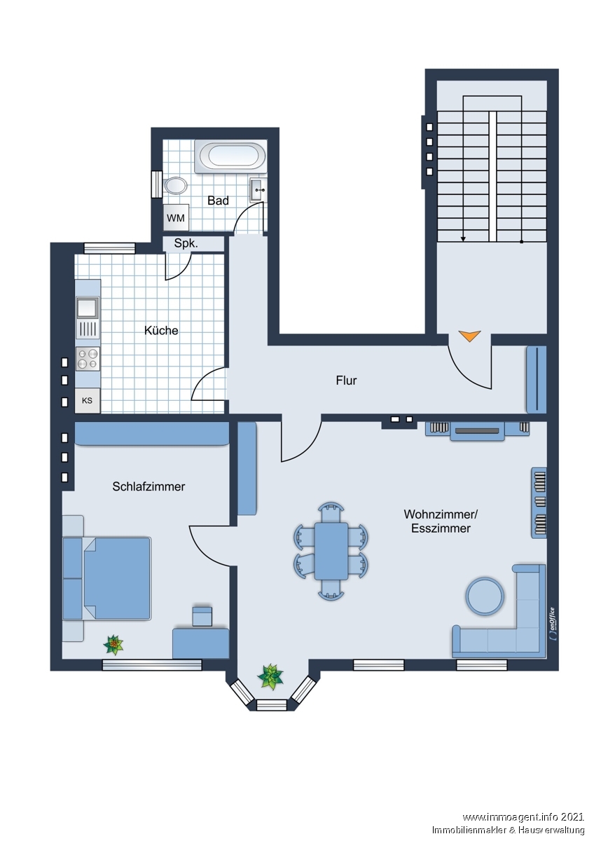 Grundriss Etagenwohnung Bielefeld