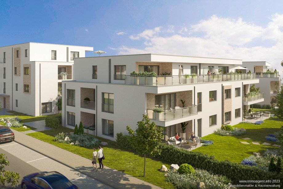 Visualisierte Planung Erdgeschosswohnung Bielefeld