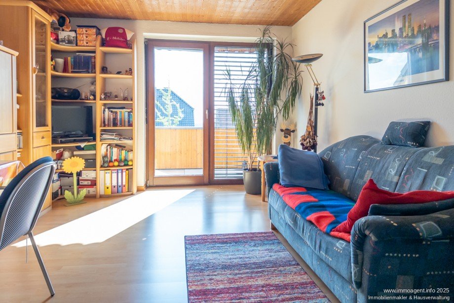 Wohnzimmer Dachgeschosswohnung Bielefeld