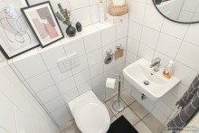 G�ste-WC Attraktive 3,5 Zimmer-Wohnung mit Balkon in der Bielefelder Altstadt