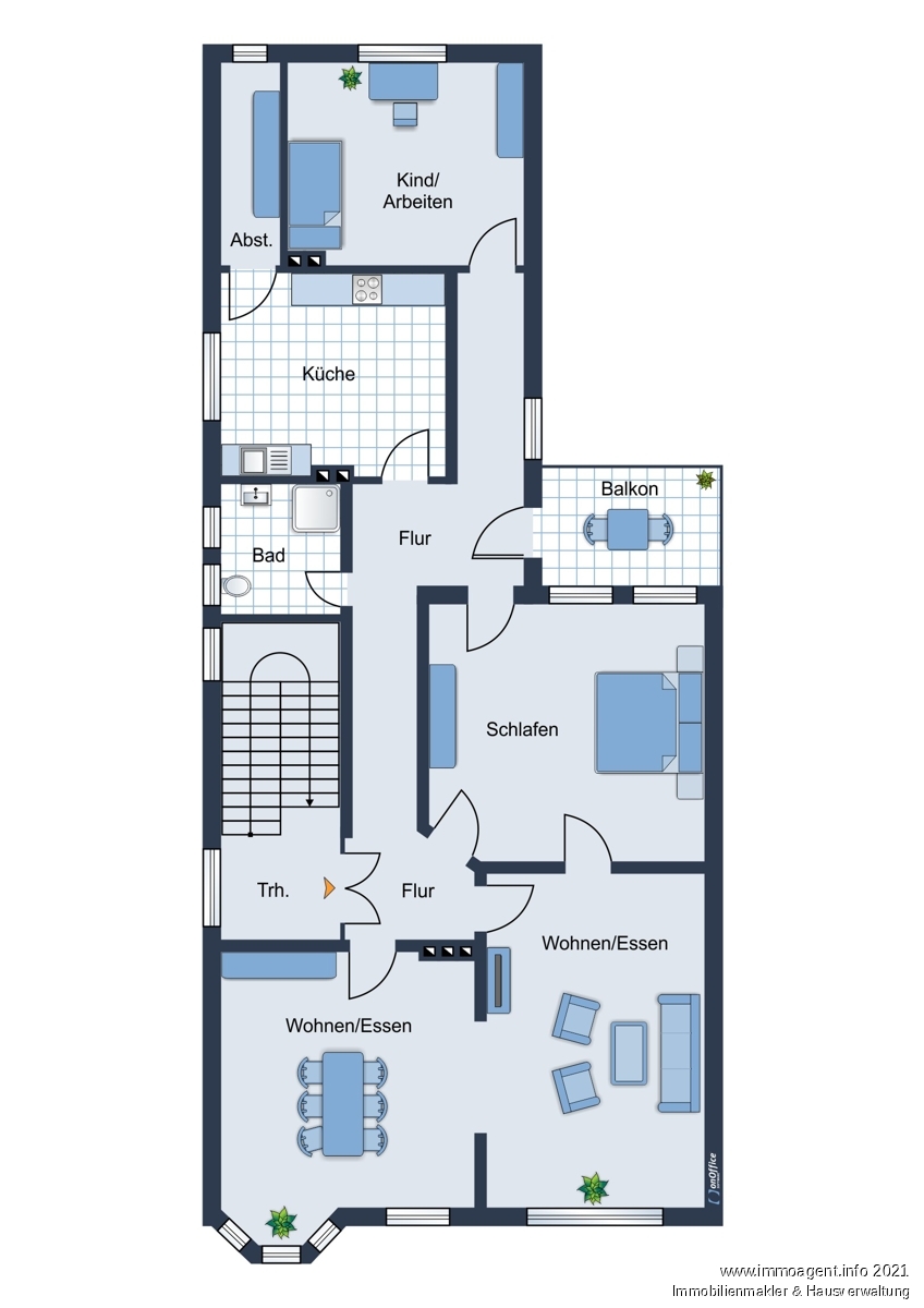 Grundriss Etagenwohnung Bielefeld