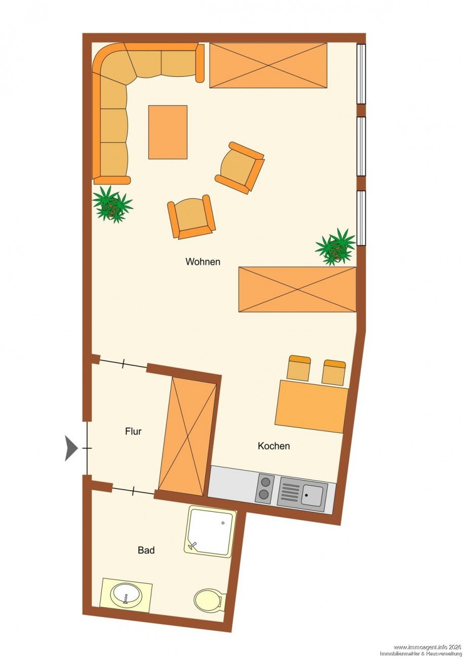 Grundriss Etagenwohnung Bielefeld