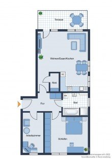 Grundriss Moderne Erdgeschosswohnung in Bielefeld-Heepen -VERMIETET-