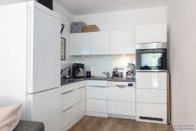 K�che Attraktive, barrierefreie Zweizimmerwohnung im Erdgeschoss mit Terrasse in moderner Stadtvilla