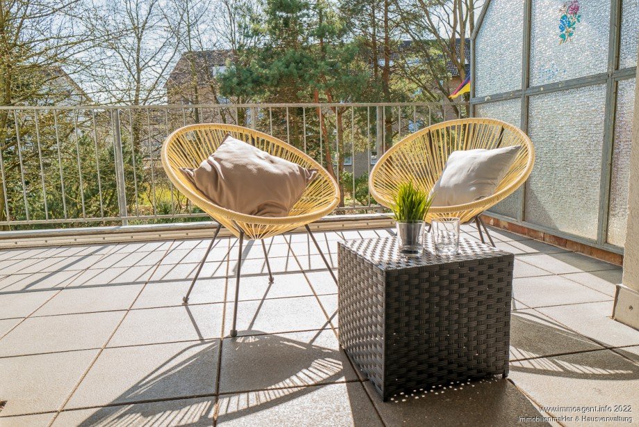 Balkon Erdgeschosswohnung Bielefeld