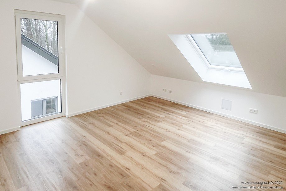 Schlafzimmer Dachgeschosswohnung Bielefeld