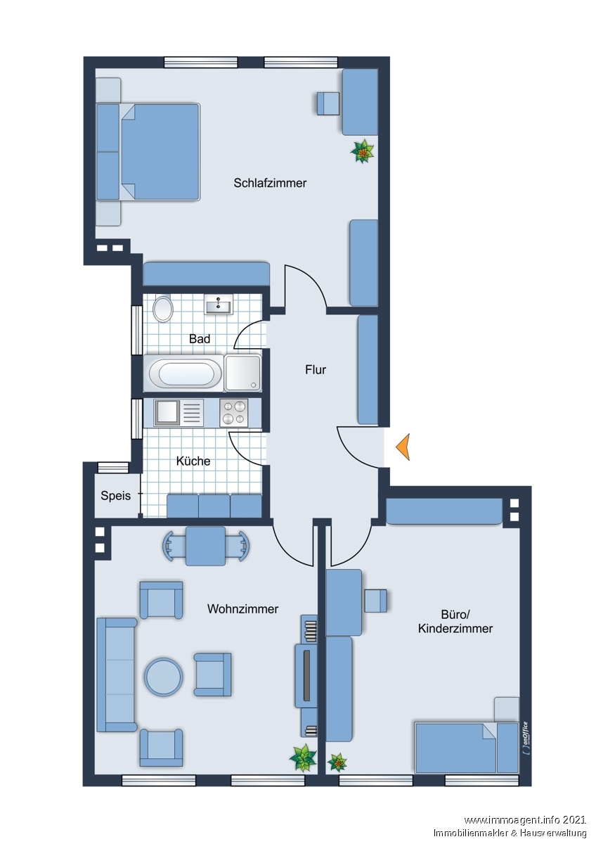 Grundriss Etagenwohnung Bielefeld